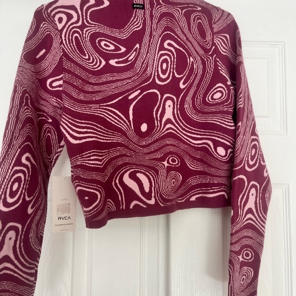 APRÈS SWEATER LONG SLEEVE CROP TOP - M - Picture 5 of 8